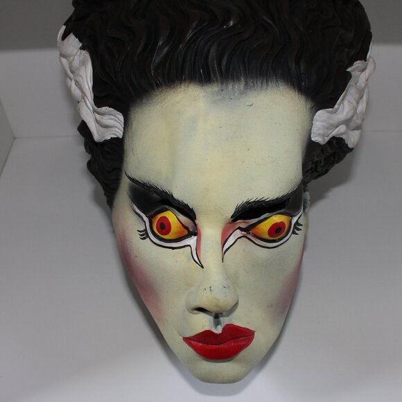 Bride of Frankenstein Halloween Mask Vintage 1997 Paper Magic Group Universal - Picture 2 of 12